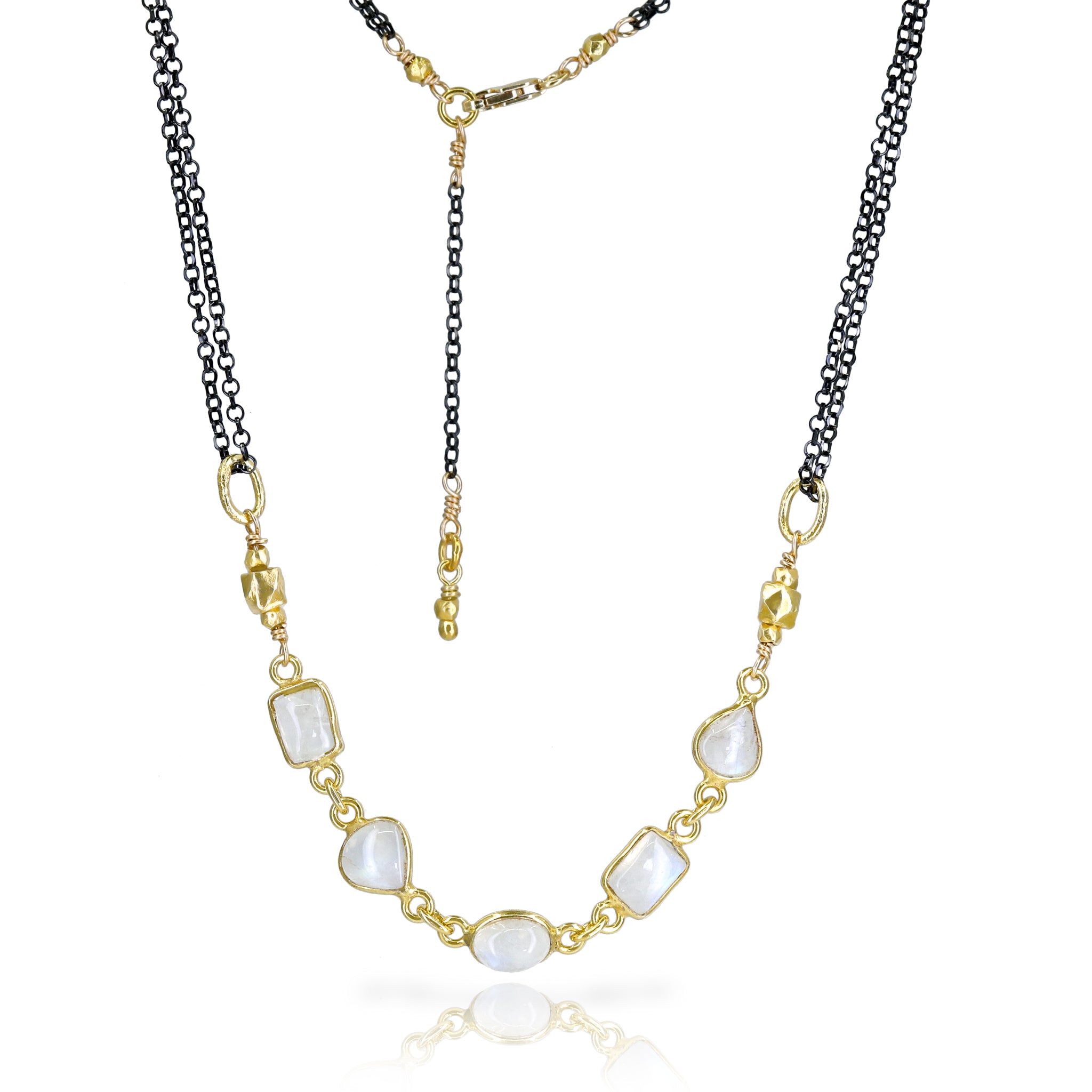 Liza Beth Single Diamond Extra Small Chain Necklace